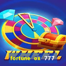 fortune ox 777 fortuna 77